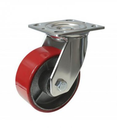 6" Roulette lourde multi-matériaux