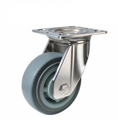 4" Roulette lourde multi-matériaux